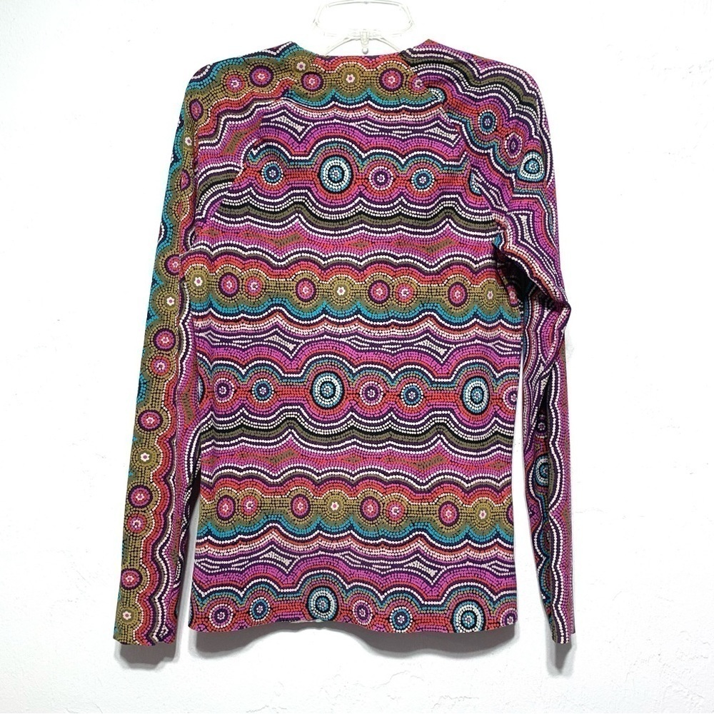 Commando Long Sleeve Stretch Top Psychedelic Span… - image 5